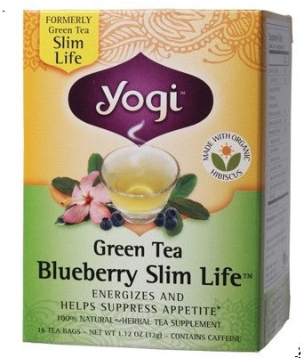 YOGI TEA Blueberry Slim Life Tea Bags 16 bags