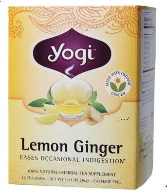 YOGI TEA Lemon Ginger Tea Bags 16 bags